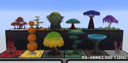 Скачать Alien Tree Concepts для Minecraft