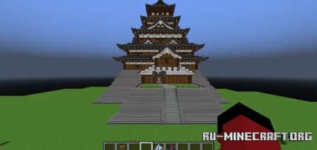 hiroshima castle by flashdrian  Minecraft