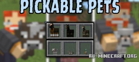  Pickable Pets  Minecraft 1.21.5