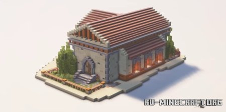  Medium Greek Villa   Minecraft