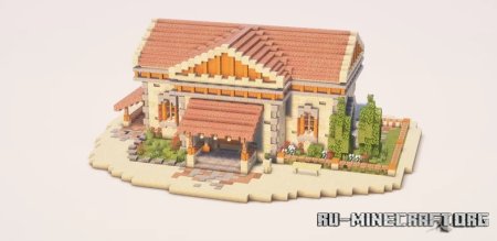  Medium Greek Villa   Minecraft