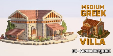  Medium Greek Villa   Minecraft