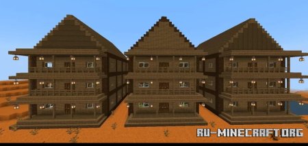  Wild West Inspired Residental Building  Minecraft
