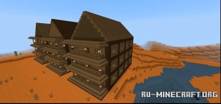  Wild West Inspired Residental Building  Minecraft
