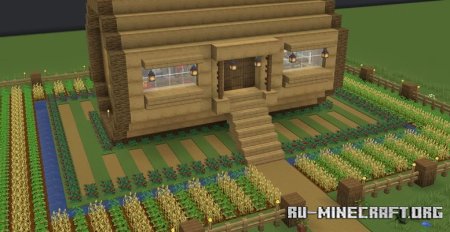  Wood Barrel House - Survival Base  Minecraft