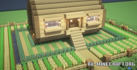  Wood Barrel House - Survival Base  Minecraft