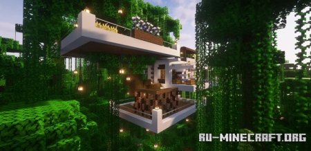  Modern Treehouse by Barollex  Minecraft