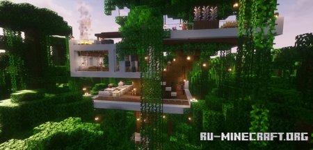  Modern Treehouse by Barollex  Minecraft