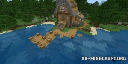  Riverside House  Minecraft