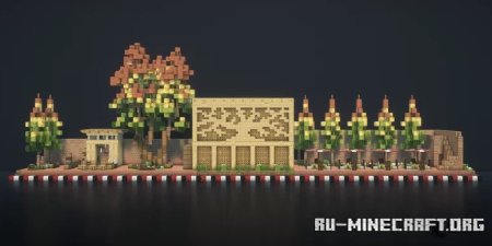  Autumn Cafe  Minecraft