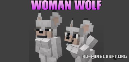  Woman Wolf  Minecraft 1.21.5