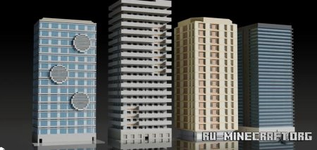  100 Tower Designs: Individual Skyscraper  Minecraft
