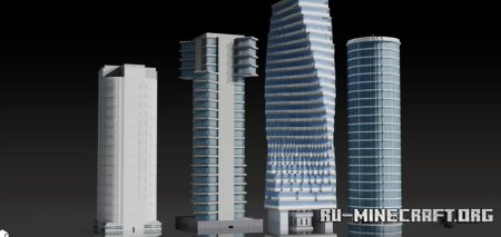  100 Tower Designs: Individual Skyscraper  Minecraft