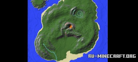  Isla Paradiso 1000x1000 Island  Minecraft