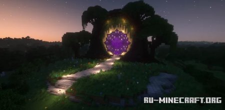  Tree Nether Portal Statue V05  Minecraft
