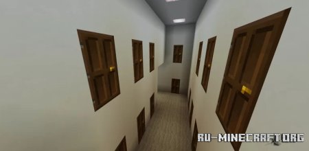 Скачать Backrooms Level 21 - Numbered Doors для Minecraft