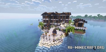  Minecraft Island House by JaRKeeY  Minecraft