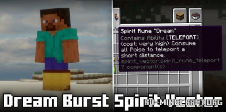  Dream Burst Spirit Vector  Minecraft 1.21.1