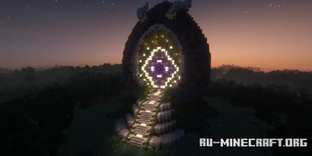  Dragon Egg Nether Portal Statue V02  Minecraft