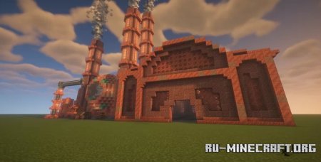  Steampunk Factory by CeterumCenseo  Minecraft