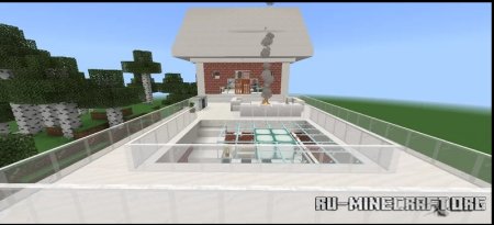  Modern Bricks Stilt House - New Design  Minecraft