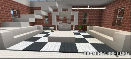  Modern Bricks Stilt House - New Design  Minecraft