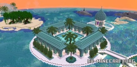  Fantasy Colonnade and Fountain  Minecraft