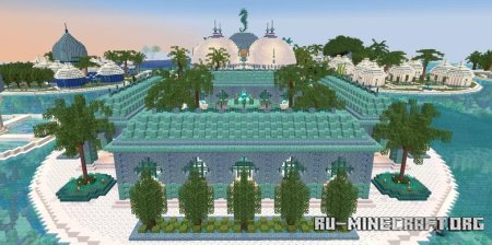  Fantasy Colonnade and Fountain  Minecraft