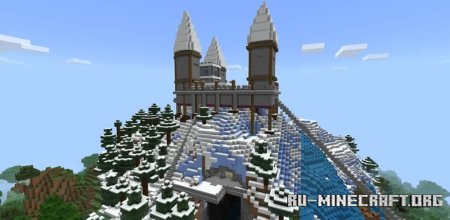  Krissies Mountain castle  Minecraft