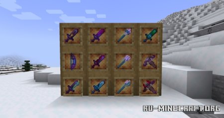 Скачать mile’s Enchanted Weapons для Minecraft 1.21.5