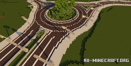 Road - Roundabout  Minecraft