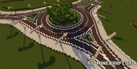  Road - Roundabout  Minecraft