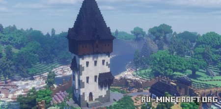  Medieval Tower House by HugoTheCopter  Minecraft