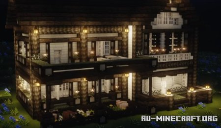  Modern Mizuno's Pale Oak Showcase  Minecraft