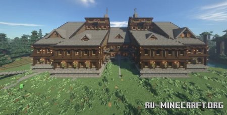  Luxury Spruce Island Mansion  Minecraft