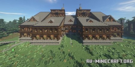  Luxury Spruce Island Mansion  Minecraft