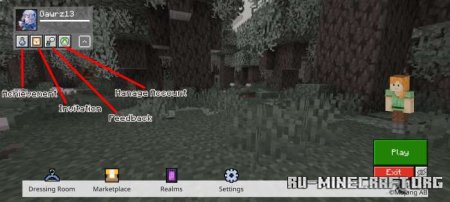  Bedrock UI  Minecraft PE 1.21