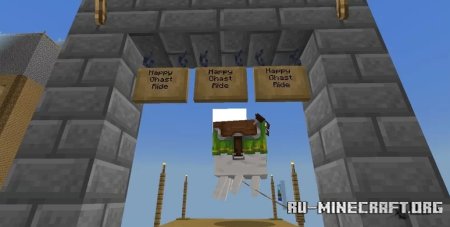  Happy Sky Village  Minecraft