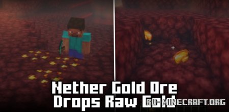  Nether Gold Ore Drops Raw Gold  Minecraft 1.21.5