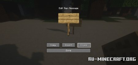 Скачать Sign Copy для Minecraft 1.21.6