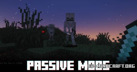 Скачать Passive Mobs для Minecraft 1.21.6