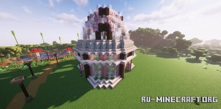  Cherry Blossom Dome  Minecraft