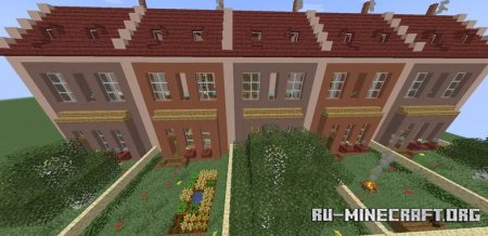 Скачать 19th Century English Terrace Houses для Minecraft