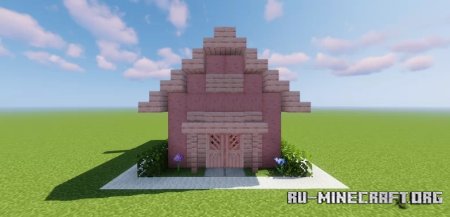  8x8 Pink House  Minecraft