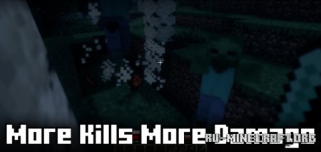Скачать More Kills More Damage для Minecraft 1.21.5