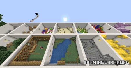  Parkour through squares  Minecraft