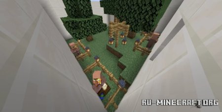  Parkour through squares  Minecraft