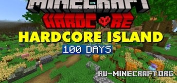 Скачать Хардкорное выживание на острове для Minecraft PE