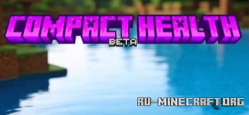 Скачать Компактная полоса здоровья для Minecraft PE 1.21