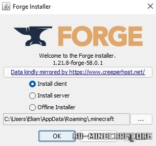 Скачать Minecraft Forge для Minecraft 1.21.8 Скачать Minecraft Forge для Minecraft 1.21.8